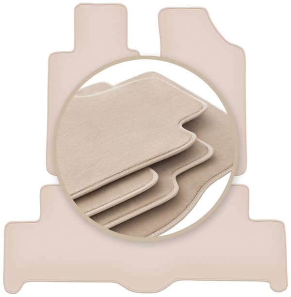 PREMIUM beige mattor för: Hummer H3 SUV 2005-2010