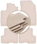 Miniatyrbillede 1 af 11: PREMIUM beige måtter til: Dacia Duster II 4WD SUV 2018-
