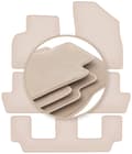 Miniatyrbillede 1 af 11: PREMIUM beige gulvmåtter til: Peugeot 5008 I 7 personer 2009-2017