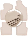 Miniatyrbillede 1 af 11: PREMIUM beige måtter til: Ford Ka MK2 hatchback 2008-2012