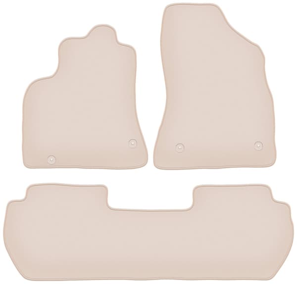 PREMIUM beige golvmattor för: Peugeot Partner II 5-sits 2008-2018