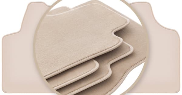 PREMIUM beige gulvmåtter til: Peugeot Expert II varevogn 2007-2016