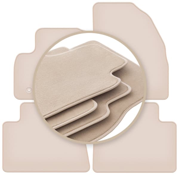 PREMIUM beige gulvmåtter til: Ford Kuga MK1 SUV 2011-2013