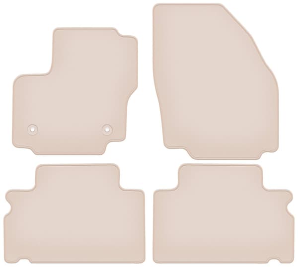 PREMIUM beige gulvmåtter til: Ford Galaxy MK2 minivan 2012-2015