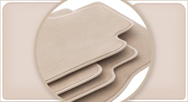 PREMIUM beige golvmattor för: Opel Vivaro II skåpbil 2014-2019