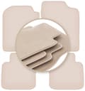 Miniatyrbild 1 av 11: PREMIUM beige golvmattor för: Daihatsu Cuore VII L276 halvkombi 2007-