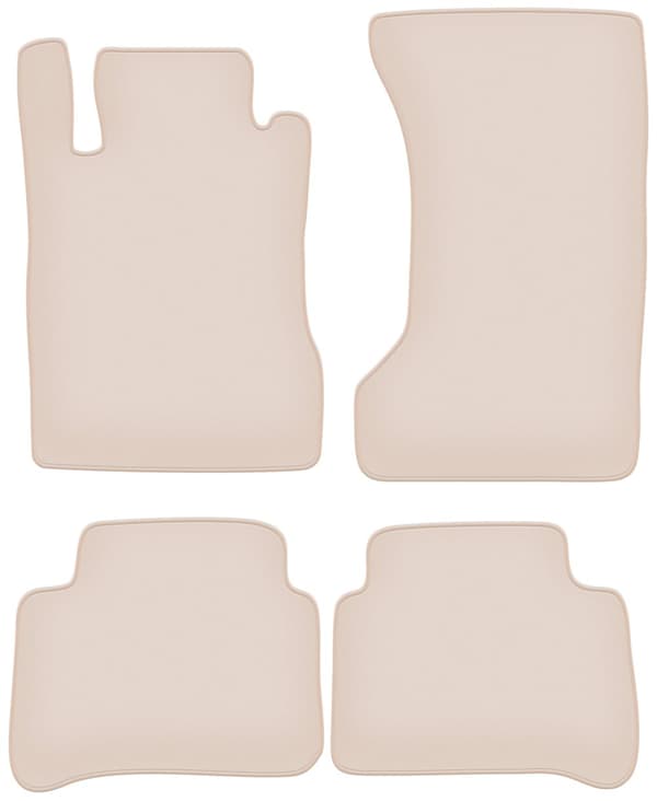 PREMIUM beige golvmattor för: Mercedes W211 4Matic sedan, kombi 2003-2009
