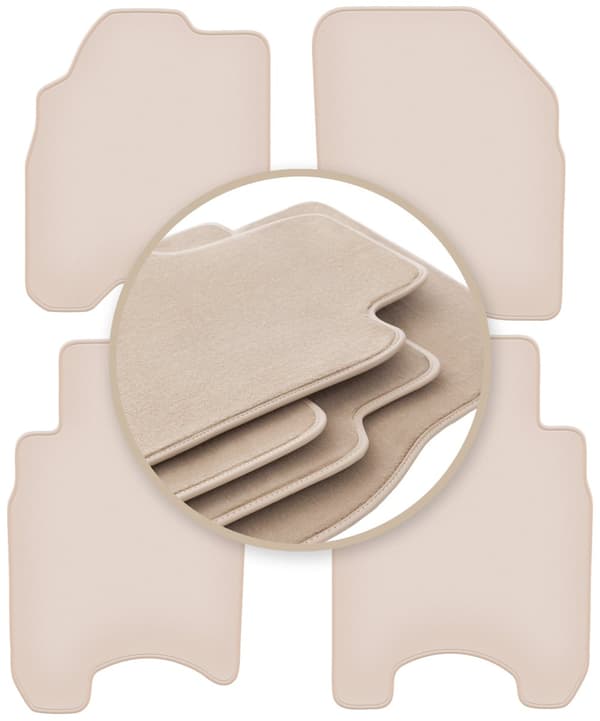 PREMIUM beige måtter til: Honda Jazz II hatchback 2002-2007