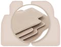 Miniatyrbild 1 av 11: PREMIUM beige golvmattor för: Porsche Boxster 718 roadster 2016-