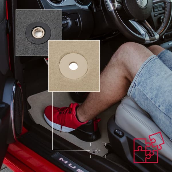 PREMIUM beige måtter til: Fiat 500 Hybrid hatchback 2020-