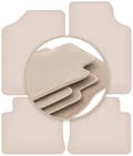 Miniatyrbild 1 av 11: PREMIUM beige mattor för: Citroen ZX halvkombi 1991-1998
