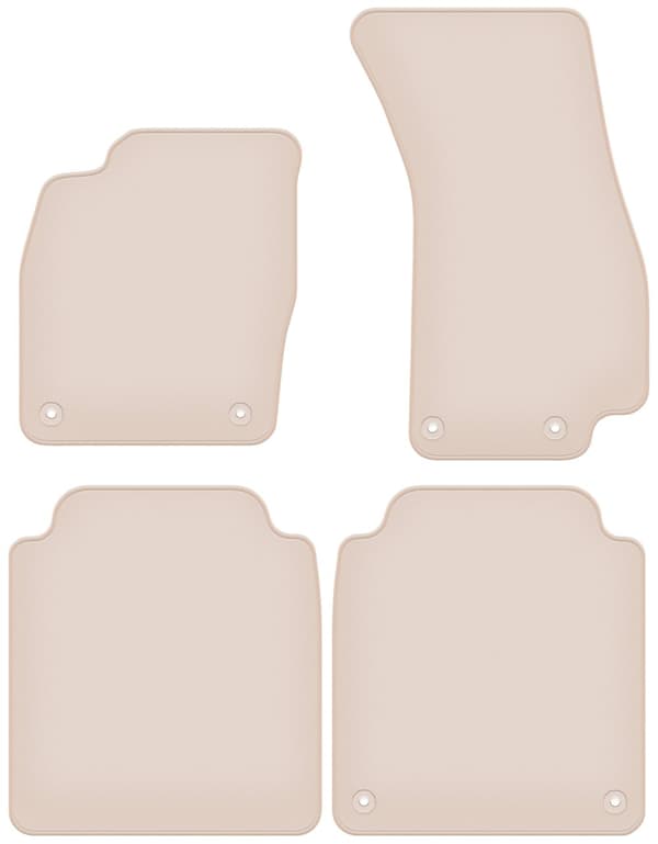 PREMIUM beige gulvmåtter til: Audi A8 D5 LONG 2017-2022
