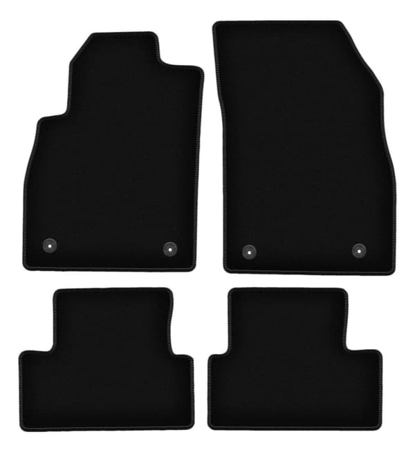 BASIC sorte velourmåtter til: Chevrolet Cruze hatchback, sedan, stationcar (2008-2016)