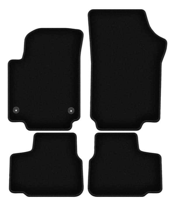 BASIC sorte velourmåtter til: Seat Mii hatchback (2011-)