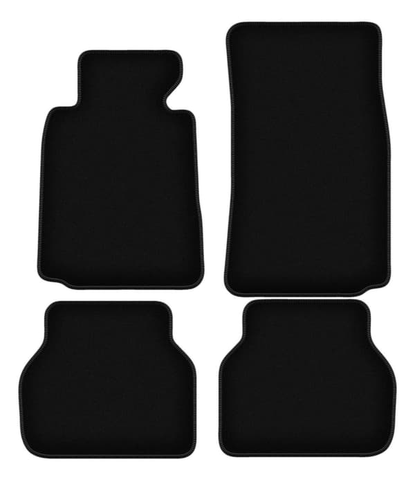 BASIC svarta velourmattor för: BMW 5 E39 sedan, kombi, touring (1996-2004)