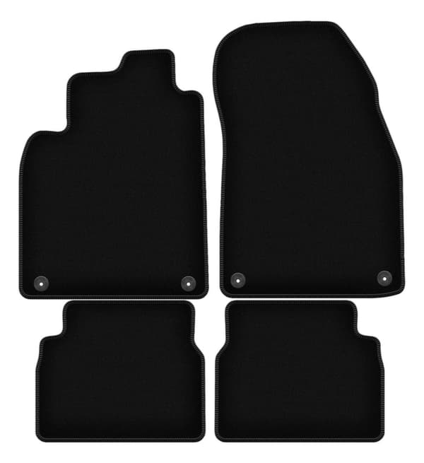 BASIC sorte velourmåtter til: Saab 9-3 II Y3SF stationcar, sedan (2002-2014)