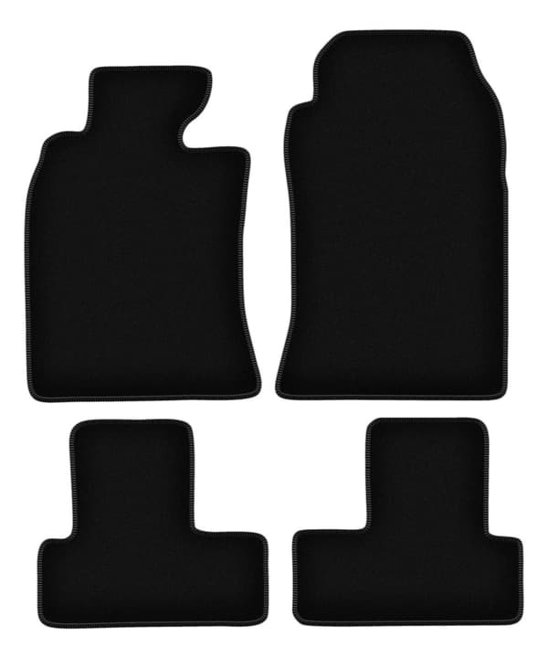 BASIC sorte velourmåtter til: Mini Cooper One R50 hatchback (2001-2007)