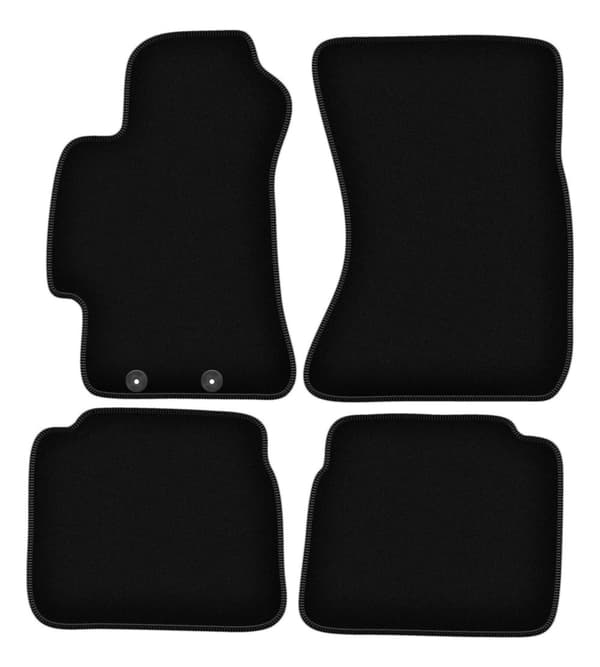 BASIC sorte velourmåtter til: Subaru Impreza III GH hatchback, stationcar, WRX (2007-2013)