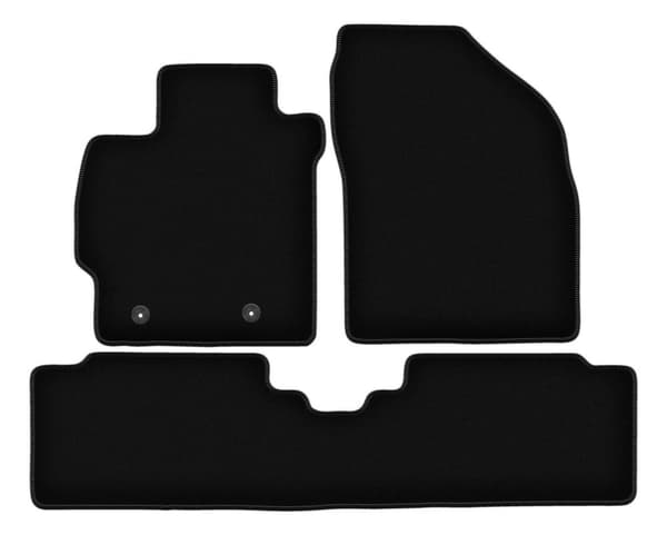 BASIC svarta velourmattor för: Toyota Corolla E14 / E15 kombi, sedan (2007-2012)