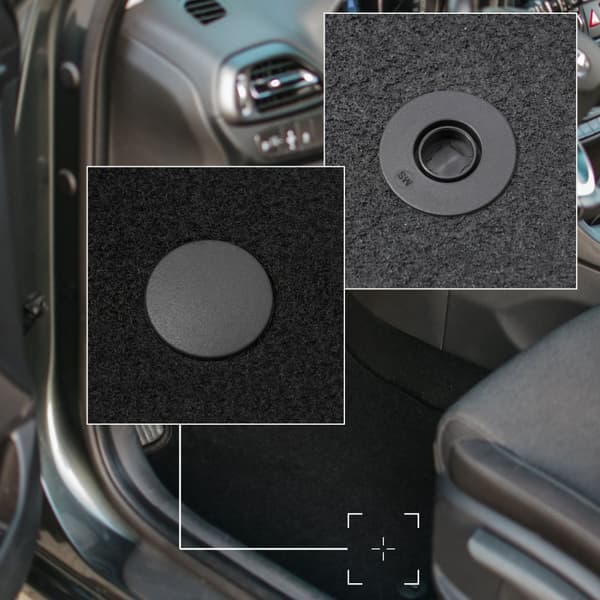BASIC svarta velourmattor för: Mercedes CLA X117 Shooting Brake, halvkombi (2013-2019)