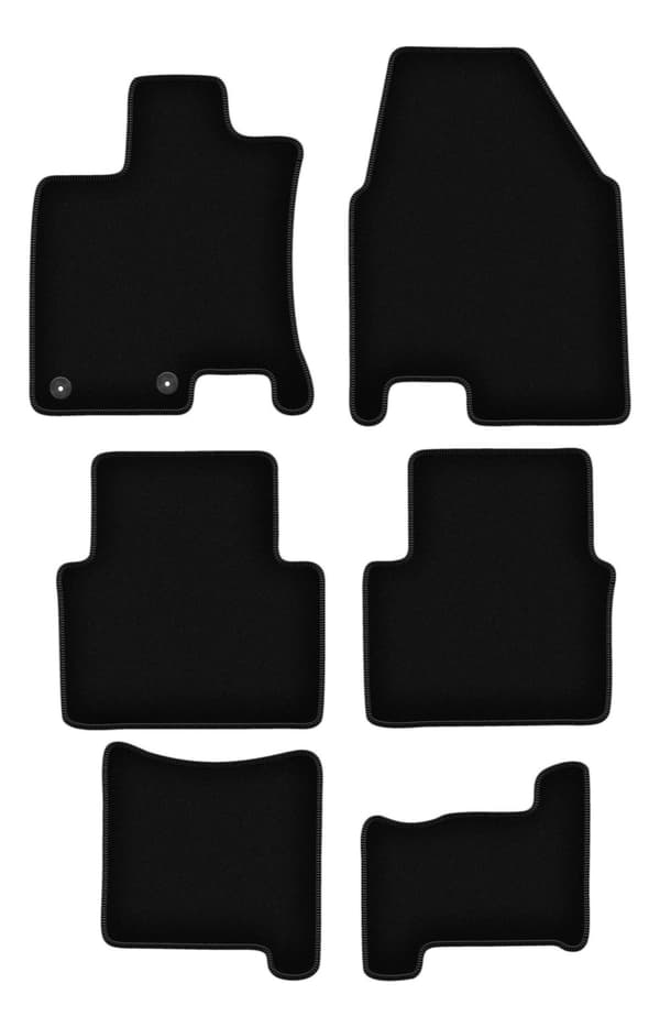 BASIC sorte velourmåtter til: Nissan Qashqai +2 crossover (2008-2013)