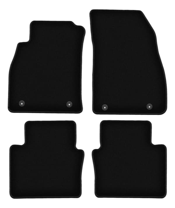 BASIC svarta velourmattor för: Saab 9-5 II NG sedan, kombi, liftback, halvkombi (2010-2012)