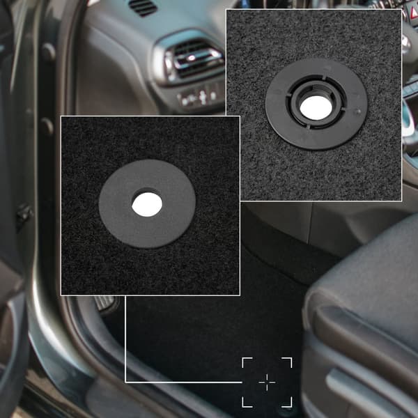 BASIC sorte velourmåtter til: Honda Legend IV sedan (2004-2012)