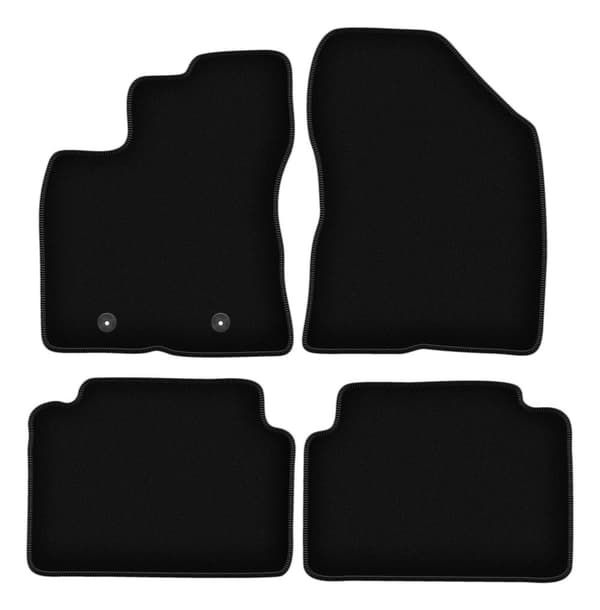 BASIC svarta velourmattor för: Toyota Avensis III T27 kombi, sedan, liftback (2009-2013)