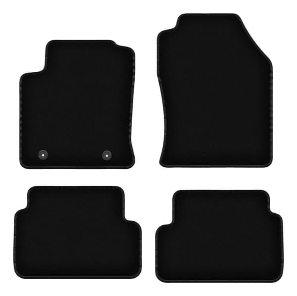 BASIC svarta velourmattor för: Ford Focus MK1 (före ansiktslyftning) halvkombi, sedan, kombi (1998-2001)