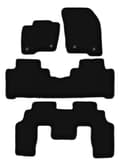 Miniatyrbild 1 av 9: BASIC svarta velourmattor för: Ford S-MAX MK2 7 personer (2015-)