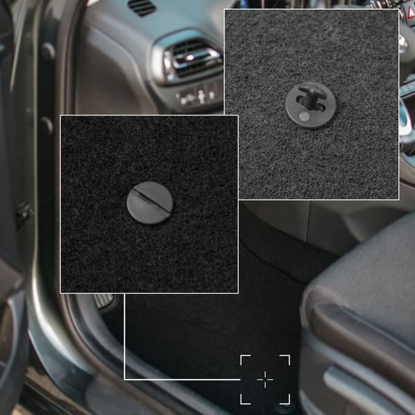 BASIC svarta velourmattor för: BMW X5 G05 SUV (2018-)