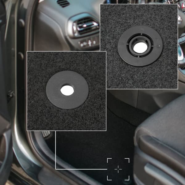 BASIC svarta velourmattor för: Peugeot 508 II sedan, kombi, liftback (2018-)