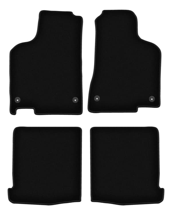 BASIC sorte velourmåtter til: Volkswagen Lupo 3L hatchback (1997-2005)