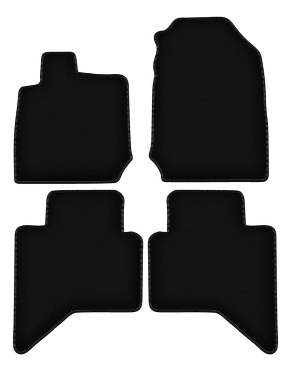 BASIC sorte velourmåtter til: Isuzu D-MAX III pickup (2019-)