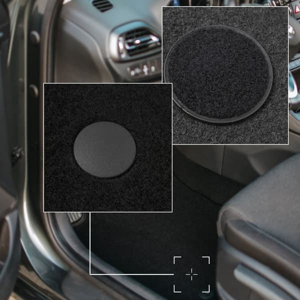 BASIC sorte velourmåtter til: BMW 7 G11 FL sedan short (2019-)