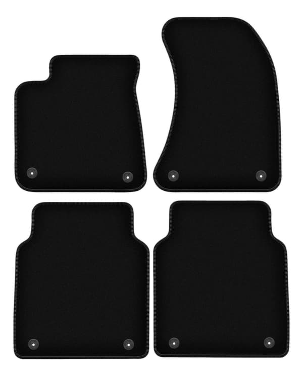 BASIC mustat veluurimatot malleihin: Audi A8 D4 LONG (2010-2017)