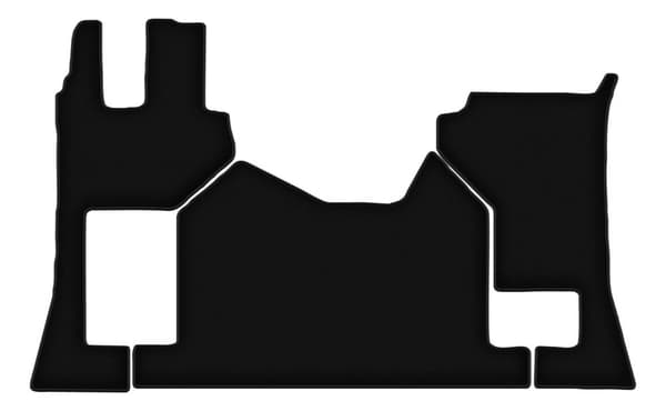 BASIC mustat veluurimatot: Mercedes Actros MP5 kuorma-auto (2019-)