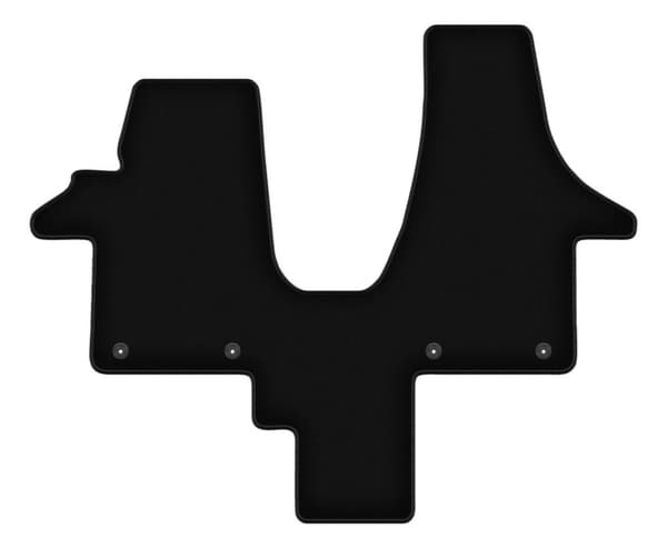 BASIC sorte velourmåtter til: VW Transporter T5 Caravelle 2os (2003-2015)