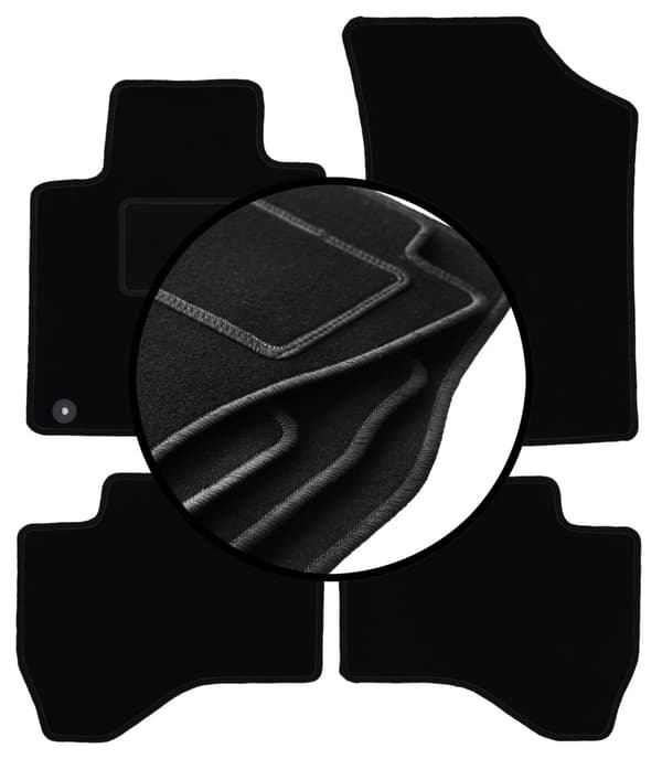 Velourmattor set för: Citroen C1 I halvkombi (2005-2014)