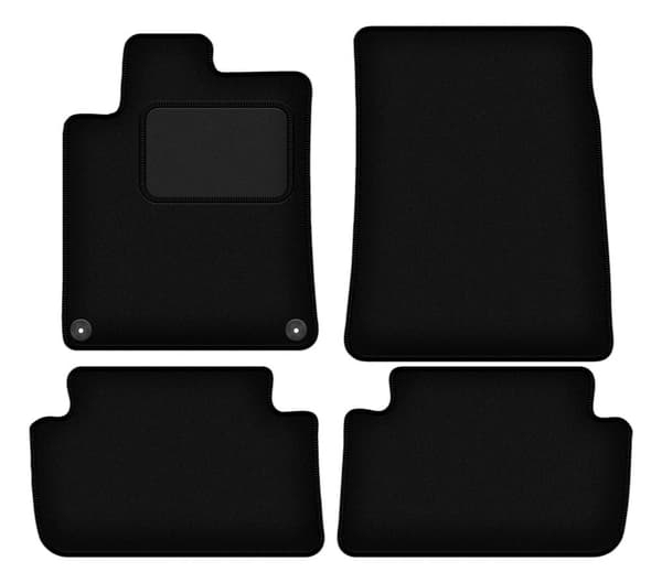 Velourmattor set för: Peugeot 407 coupe, sedan, kombi (2004-2011)