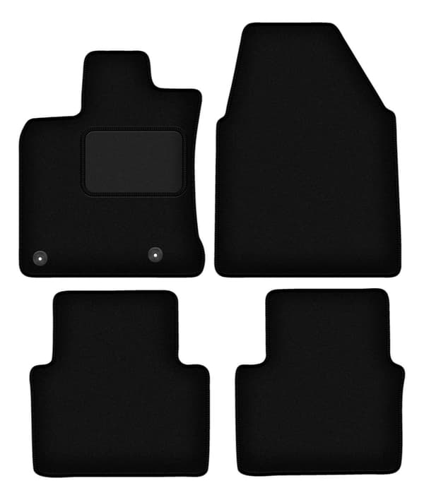 Velourmattor set för: Nissan Qashqai I J10 (bred) crossover (2007-2013)