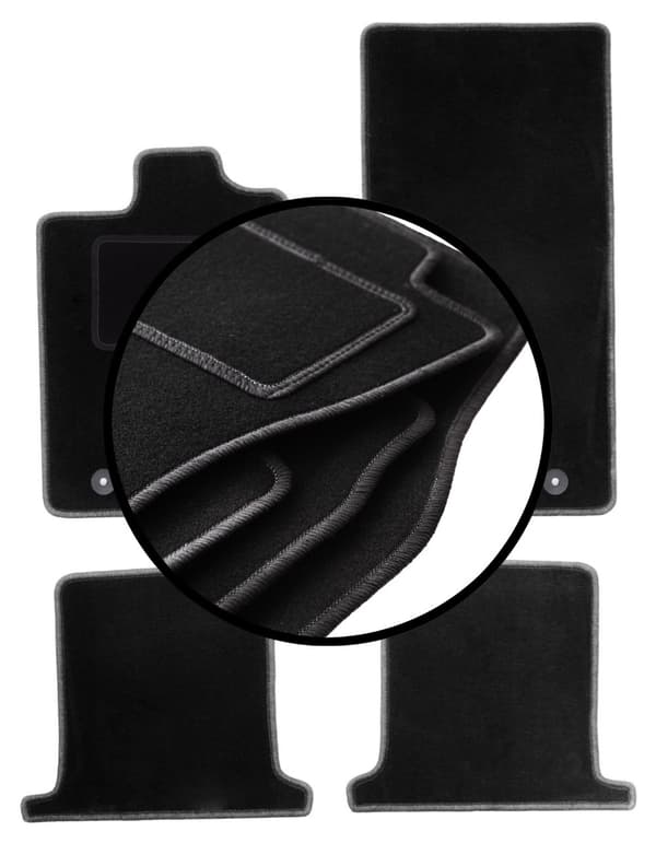 Velourmattor set för: Jaguar XK coupe (2006-2014)