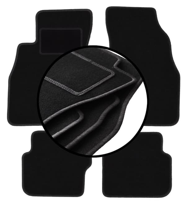 Velourmattor set för: Fiat Punto EVO halvkombi (2998-2012)
