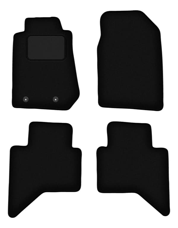 Velourmattor set för: Isuzu D-MAX II pickup (2011-)
