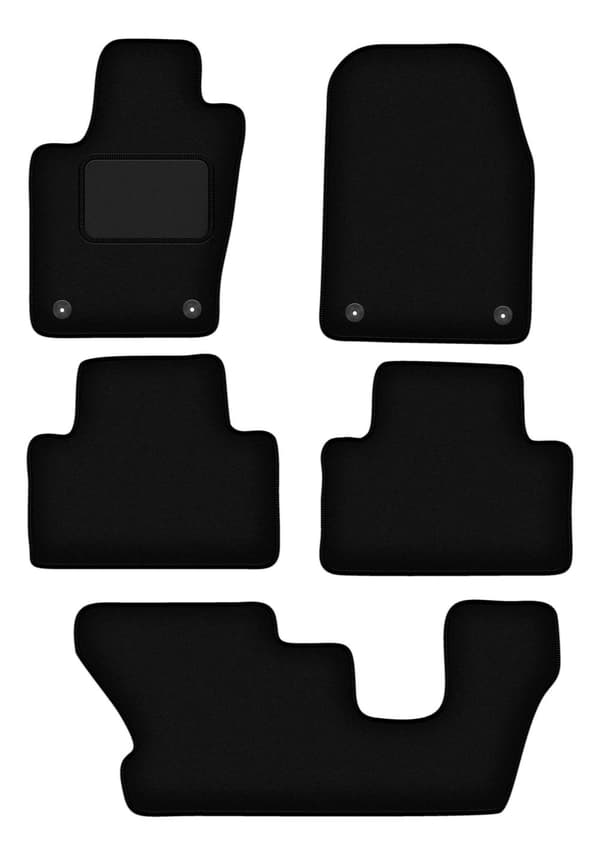 Velourmåtter sæt til: Dodge Durango III 7-personers (2010-2020)