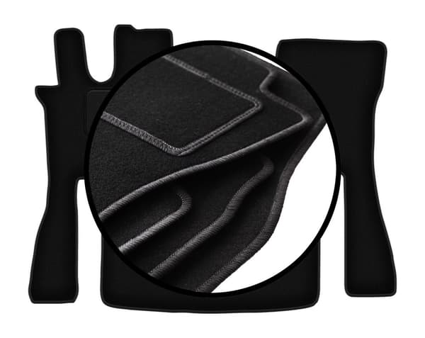 Velourmattor set för: Volvo FH16- 4:e generationens Automat (2012-)