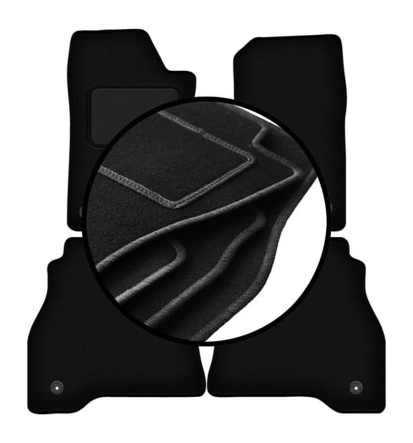 Velourmattor set för: Jeep Gladiator 0 (2019-)