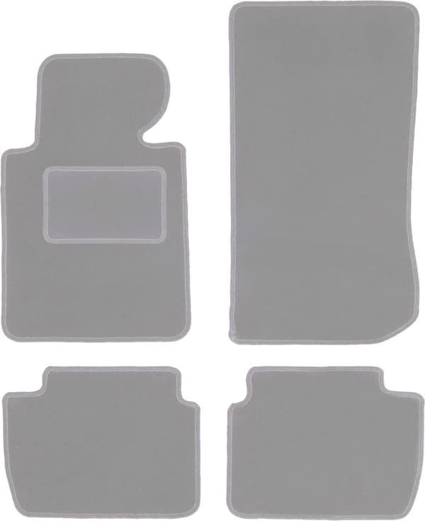 Grå bilmåtter til: BMW 3 E46 compact, coupe, sedan, stationcar, touring (1998-2007)