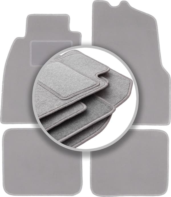 Grå bilmåtter til: Mitsubishi Carisma sedan, liftback, hatchback (1995-2004)
