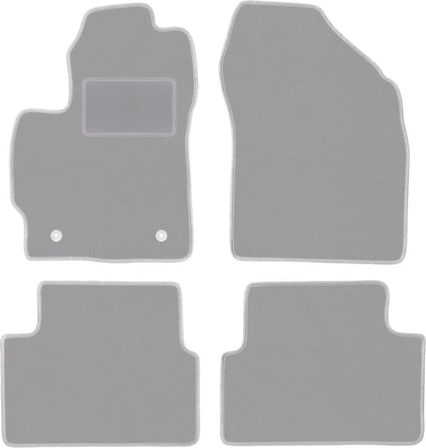 Grå bilmåtter til: Toyota Auris I hatchback (2007-2012)